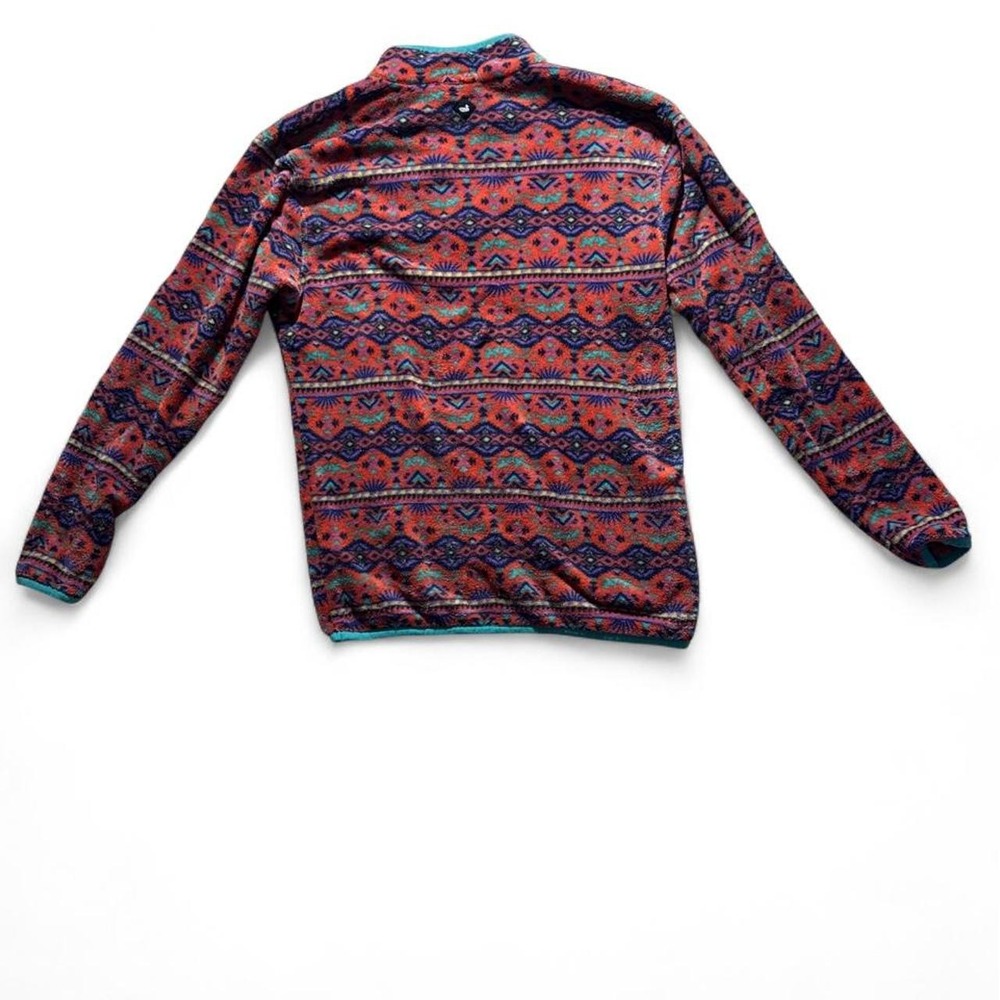Southern Marsh colorful Southwestern print fleece pullover đď¸â¨ - Picture 3 of 4